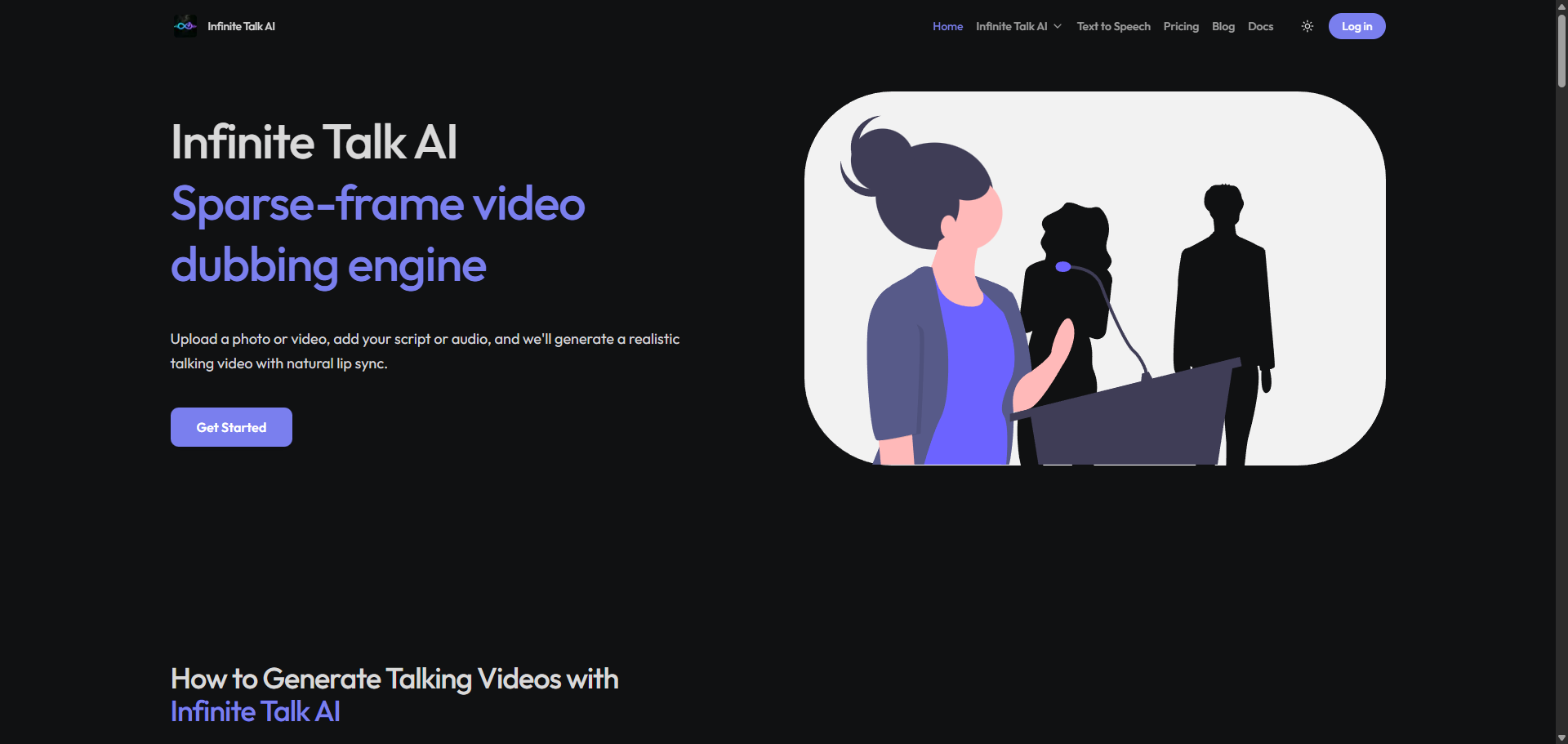 AI 视频配音 / 对口型