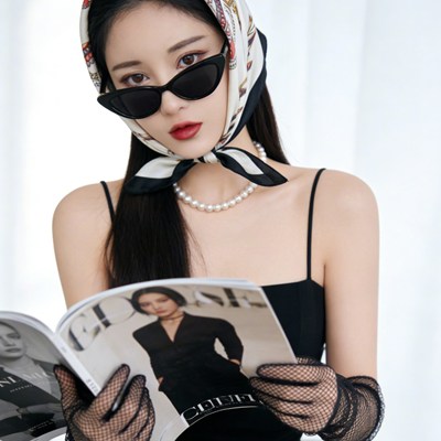 时尚杂志人物拍摄