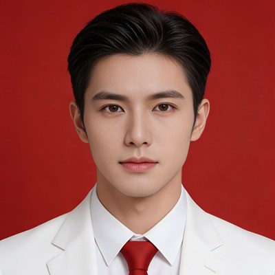 红底护照规格照〔男〕