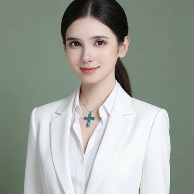 低饱和证件照〔女〕