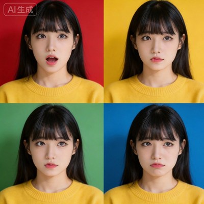 惊讶/好奇/呆萌/委屈