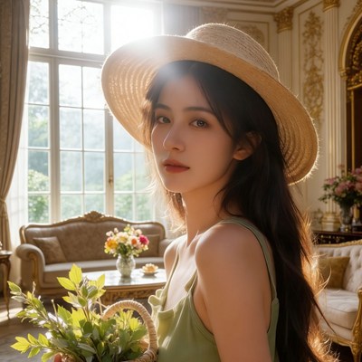 华丽的落地窗客厅