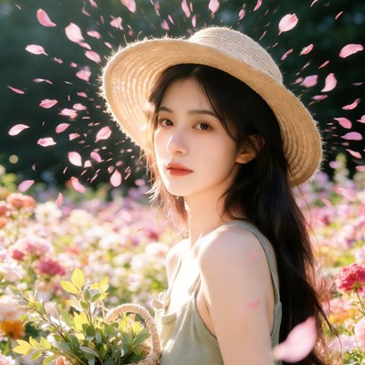 万花盛开的大花园