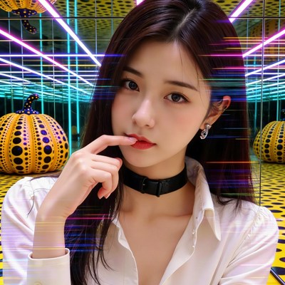 日本草间弥生镜屋