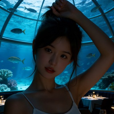 马尔代夫水下餐厅